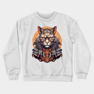 Cat samurai Crewneck Sweatshirt